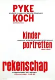 Pyke Koch kinder portretten by Willem Sandberg, 1955, poster, sold Dec 2006