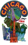 David Klein, Fly TWA Chicagao, poster