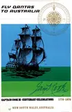 George Hamori, Fly Quantas to Australia, 1970, poster