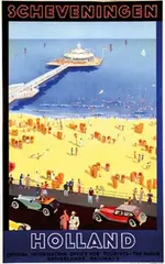 Emile Gaillard, Scheveningen Holland, poster