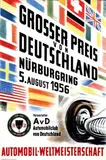 Jäckle, Grosser Preis von Deutschland, 1956, poster