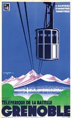 Gaston Gorde, Grenoble, 1935, poster