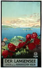 Mario Borgoni, Der Langensee, poster