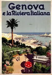 Aurelio Craffonara, Genova e la Riviera Italiana, 1931, poster