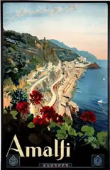 Mario Borgoni, Amalfi, poster