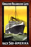 Johan Kesler, Königlicher Holländischer Lloyd nach Süd-Amerika, poster