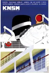 KNSM by F. de Groot, 1960, poster, sold Dec 2006