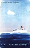 Albert V.E. Brenet, Cie Gle Transatlantique, poster