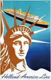 Holland-America Line by Frans Mettes, 1955, poster, sold Dec 2006