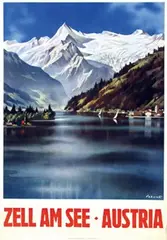 Karl Schwetz, Zell am See - Austria, poster