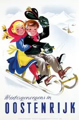 Wintergenoegens in Oostenrijk by Triga, poster, sold Dec 2006
