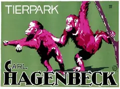 Edgard Darimont, Tierpark Carl Hagenbeck, poster