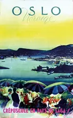 Knut Yran, Oslo Norvège, 1959, poster
