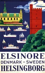 Hugo Gehlin, Elsinore Helsingborg, 1962, poster