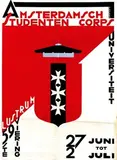 Zeeger D.J.W. Gulden, Amsterdamsch Studenten Corps 59e lustrum, poster