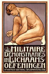 Lambert M. Jansen, Militaire Demonstraties in Lichaamsoefeningen Den Haag, 1918, poster