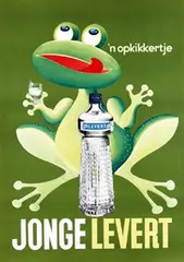 Joe Cruijf, Jonge Levert jenever, 1964, poster