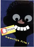Advertising Agency Publi, Chiclets, 1958, poster