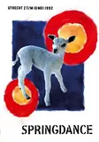 Marten Jongema, Springdance Utrecht, 1992, poster