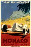 (ps. Georges Hamel) Geo Ham, Grand Prix Automobile Monaco, 1935, poster