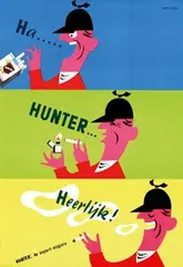 Sam van Vleuten, Ha .. Hunter Heerlijk!, 1951, poster