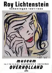 Roy Lichtenstein by Lex Reitsma, 1987, poster, sold Dec 2006