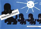 Samuel (ps. Mommie) Schwarz, Süddeutsche Zeitung, 1954, poster