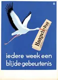 Advertising Agency De Burght, Haagsche Post, 1952, poster
