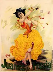 Willem Aalders, Juanita de Frezia, 1899, poster
