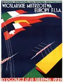 Stefan Osiecki & Jerzi Skolimowski, Wioslarskie Mistrzostwa Europy, 1929, poster