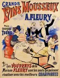 Albert Guillaume, Vins Mousseux, 1895, poster