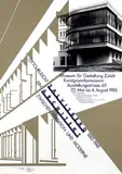 Siegfried Odermatt & Rosmarie Tissi, Salvisberg Architekt, 1985, poster