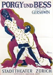 Ludwig Kainer, Porgy und Bess, 1950, poster