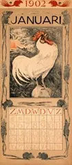 Theo van Hoijtema, Calender 1902, poster