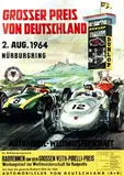illegible signature, Grosser Preis von Deutschland, 1964, poster