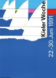 Ben Bos, Kieler Woche, 1991, poster