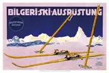 Carl Kunst, Bilgeri-Ski-Ausrüstung, poster