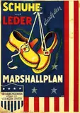 Augustus Egg, Marshallplan Schuhe und Leder, poster