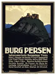 Carl Kunst, Burg Persen, poster
