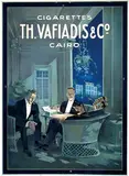 Joseph Rovers, Cigarettes Th. Vafiadis & Co. Cairo, poster
