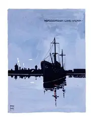 Emil R. Weiss, Norddeutscher-Lloyd-Bremen, poster