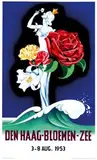 G. Hagemeyer, Den Haag-Bloemen-Zee, 1953, poster
