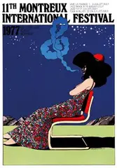Milton Glaser, Montreux International Festival, 1977, poster
