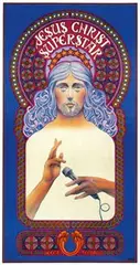 Jesus Christ Superstar by Edward D. Byrd, 1971, poster, sold May 2006