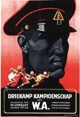 Studio Arend Meijer, Driekamp Kampioenschap der W.A., 1943, poster
