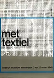 Willem H. Crouwel, met textiel, 1961, poster