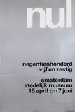 Willem H. Crouwel, nul, 1965, poster