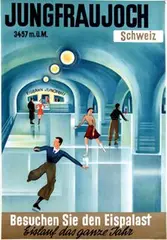 Hans Thöni, Jungfraujoch Eispalast, poster