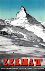 Beringer-Pampaluchi, Zermatt, 1950, poster