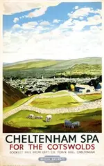 Relf, Cheltenham Spa, 1948, poster